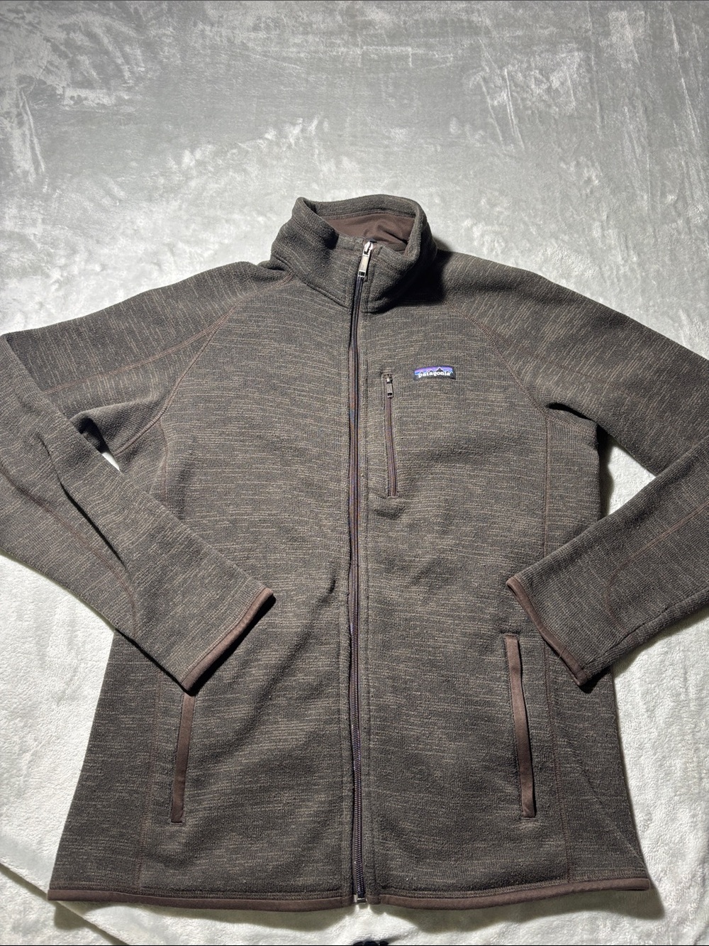 Patagonia Better Sweater Jacket Men’s L Brown Full Zip Fleece STY25527 FA15